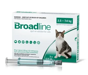 Antiparasitaire Broadline pour chat
