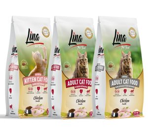 Croquettes Lina pour chat adult, stérilisé et kitten