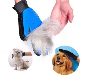 Gants de toilletage pour animaux