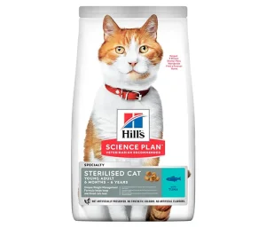 Croquettes chat stérilisé au thon 1,5kg - Hill's Science Plan