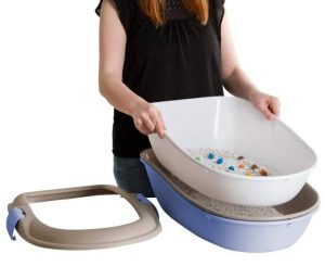 bac à litière intelligente sans pelle