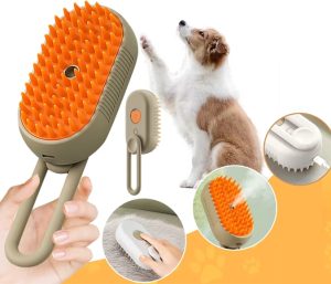 Brosse à vapeur pour chat et chien