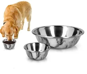 Gamelle pour chats et chiens inox