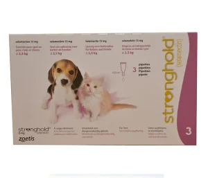 Antiparasitaire STRONGHOLD pour chat et chien