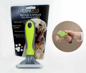 Brosse Furminator élimine les poils morts - CaniJess