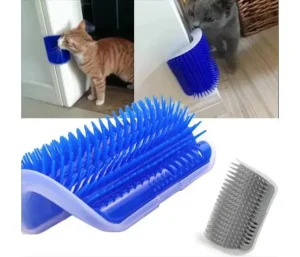 Peigne de massage et toilettage pour chats avec catnip