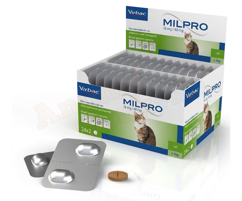 jcjhdcdjh virbac milpro 16 mg/40 mg