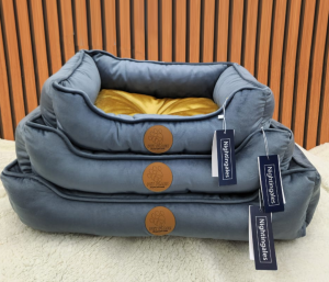 Coussin chaud et confortable pour chien et chat gris