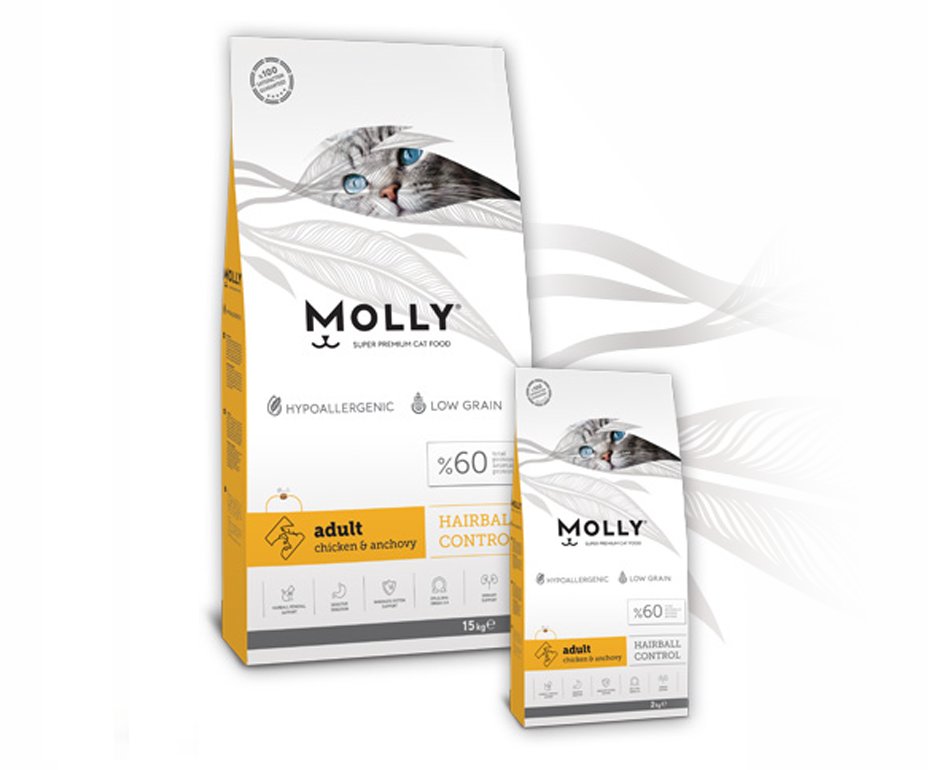 ff Croquette Molly Adult Chicken hairball control 2kg | 15kg