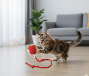 Jouet interactif pour chat, Balle électrique automatique à mouvements irréguliers