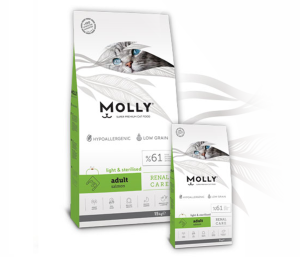 Croquette Molly RENAL CARE Light & Sterilised Saumon 2kg | 15kg