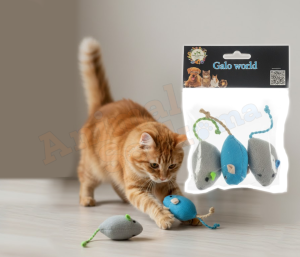 Jouet souris pour chat avec catnip
