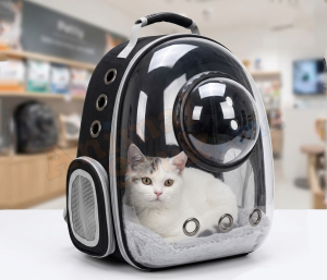 Sac à Dos de Transport Transparent Panoramique pour Chat