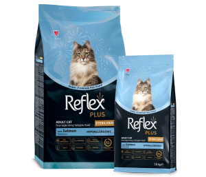 Croquette stérilisé Reflex Plus Hypoallergénique au saumon 1,5kg | 15kg