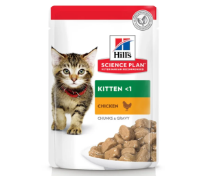 Hill’s Science Plan Paté pour Chaton avec sauce au Poulet Sachet de 85g