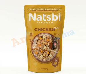 Natsbi steamed au poulet pour chien