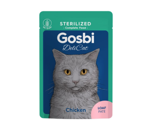 Gosbi Delicat Au Poulet paté Loaf Pour Chat Stérilisé 70g