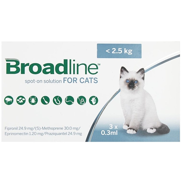 Broadline vermifuge et antiparasitaire pour chaton prix Maroc