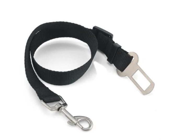 Ceinture de sécurité pour chien chat laisse voiture rouge