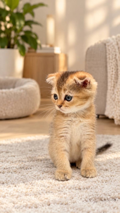 Scottish fold male Golden ny21