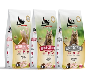 Croquettes Lina pour chat adult, stérilisé et kitten