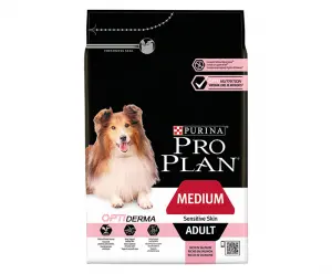 PURINA PRO PLAN chien adult medium sensitive skin 3Kg