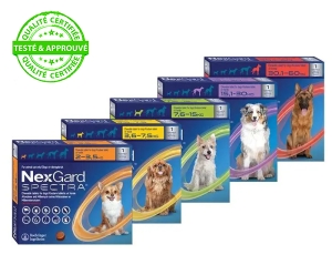 Nexgard spectra pour chiens