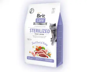 Croquettes pour chat stérilisé Grain free - BRIT
