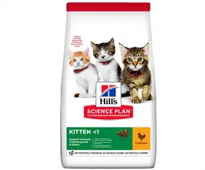 Croquettes chaton kitten au poulet 1,5kg - Hill's Science Plan