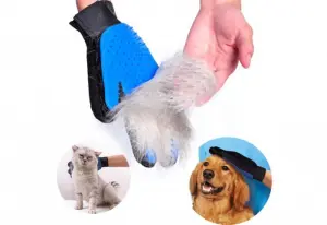 Gants de toilletage pour animaux