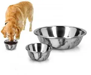 Gamelle pour chats et chiens inox